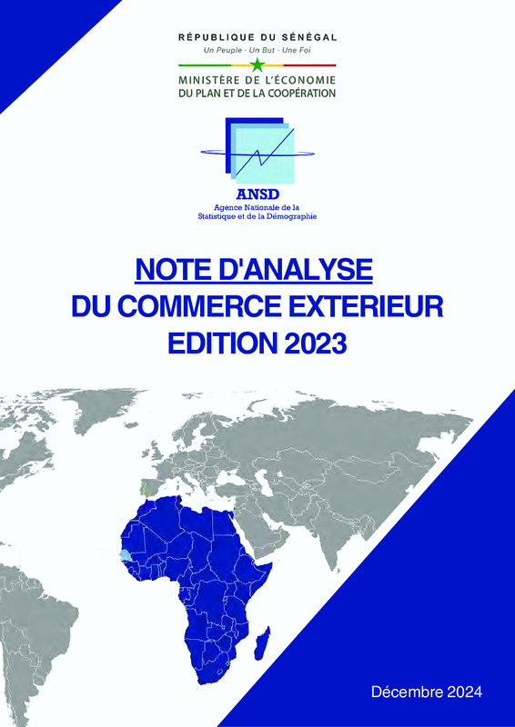 Note d'analyse du commerce extérieur du Sénégal